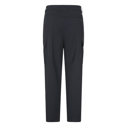 Black - Back - Mountain Warehouse Mens Delta Fleece Lined Winter Trousers