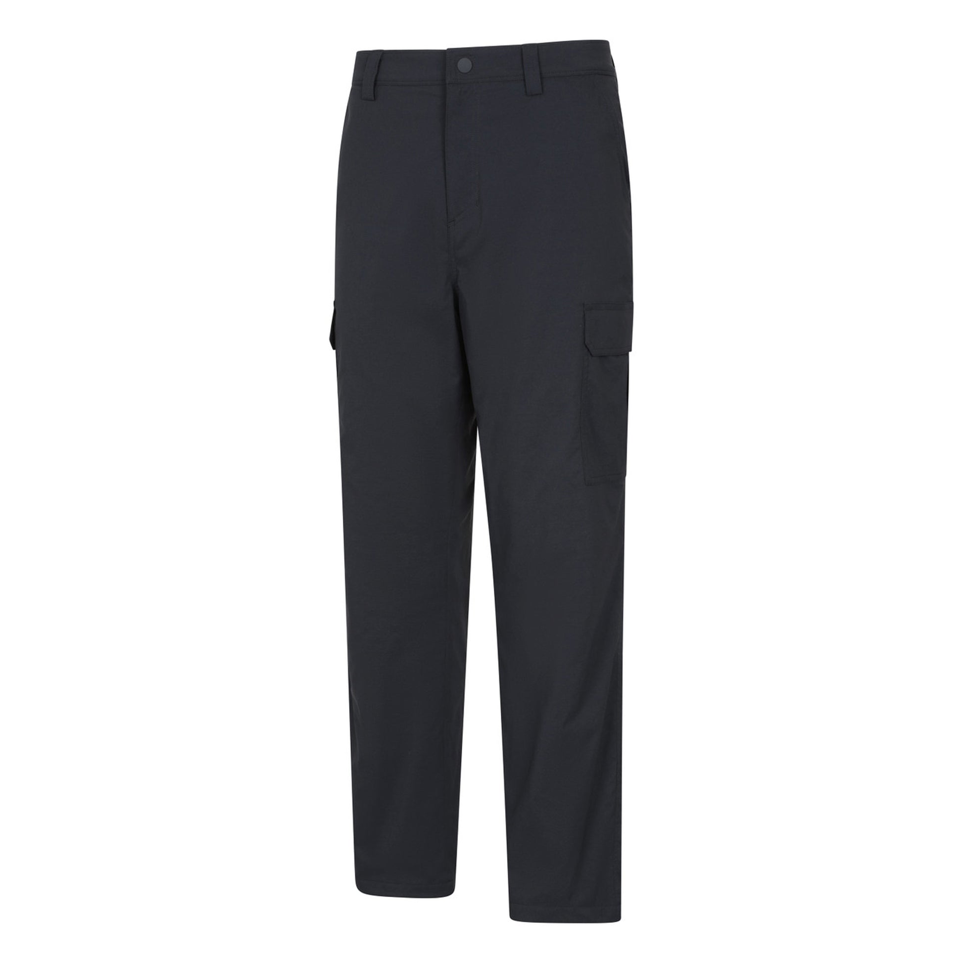 Black - Side - Mountain Warehouse Mens Delta Fleece Lined Winter Trousers