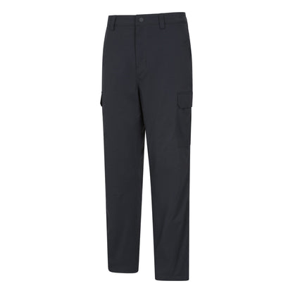Black - Side - Mountain Warehouse Mens Delta Fleece Lined Winter Trousers