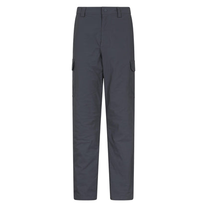 Dark Grey - Front - Mountain Warehouse Mens Delta Fleece Lined Winter Trousers