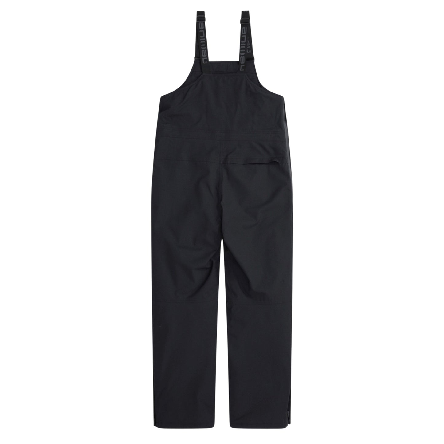 Black - Back - Animal Mens Powder Bib Front Ski Trousers