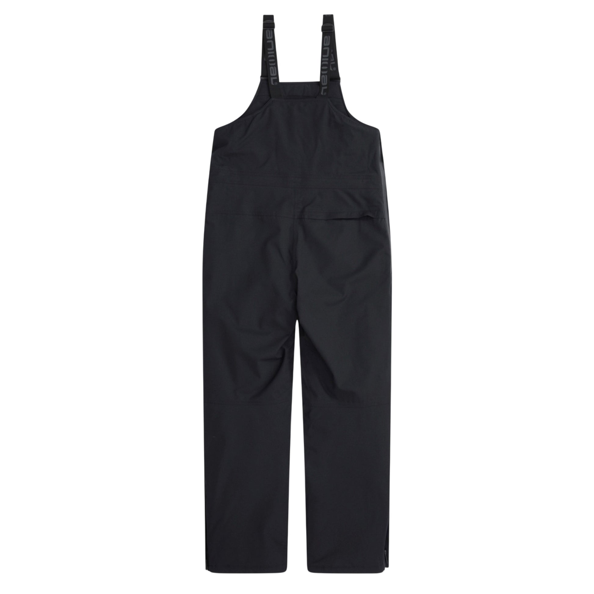 Black - Back - Animal Mens Powder Bib Front Ski Trousers