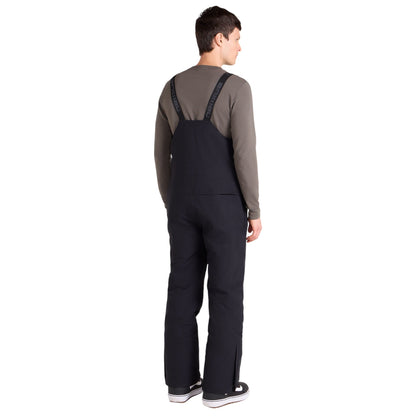 Black - Lifestyle - Animal Mens Powder Bib Front Ski Trousers