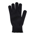 Black - Back - Mountain Warehouse Unisex Adult Merino Knitted Gloves