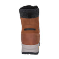Tan - Back - Mountain Warehouse Mens Tallin Leather Waterproof Thermal Snow Boots