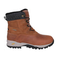 Tan - Side - Mountain Warehouse Mens Tallin Leather Waterproof Thermal Snow Boots