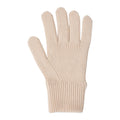 Beige - Back - Animal Unisex Adult Rowan Knitted Gloves