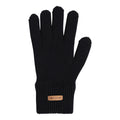 Black - Front - Animal Unisex Adult Rowan Knitted Gloves