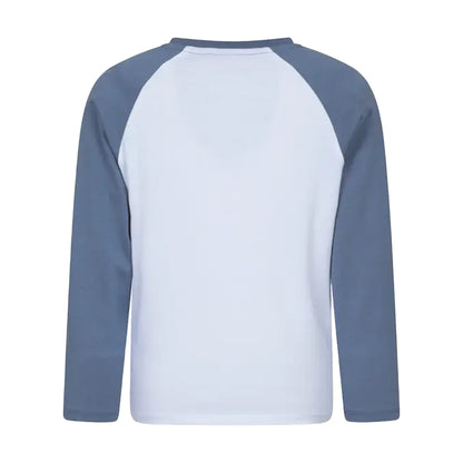 White - Back - Mountain Warehouse Childrens-Kids Adventure Mountain Long-Sleeved T-Shirt
