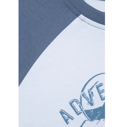 White - Pack Shot - Mountain Warehouse Childrens-Kids Adventure Mountain Long-Sleeved T-Shirt
