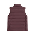 Dark Burgundy - Back - Animal Mens Down Lightweight Gilet