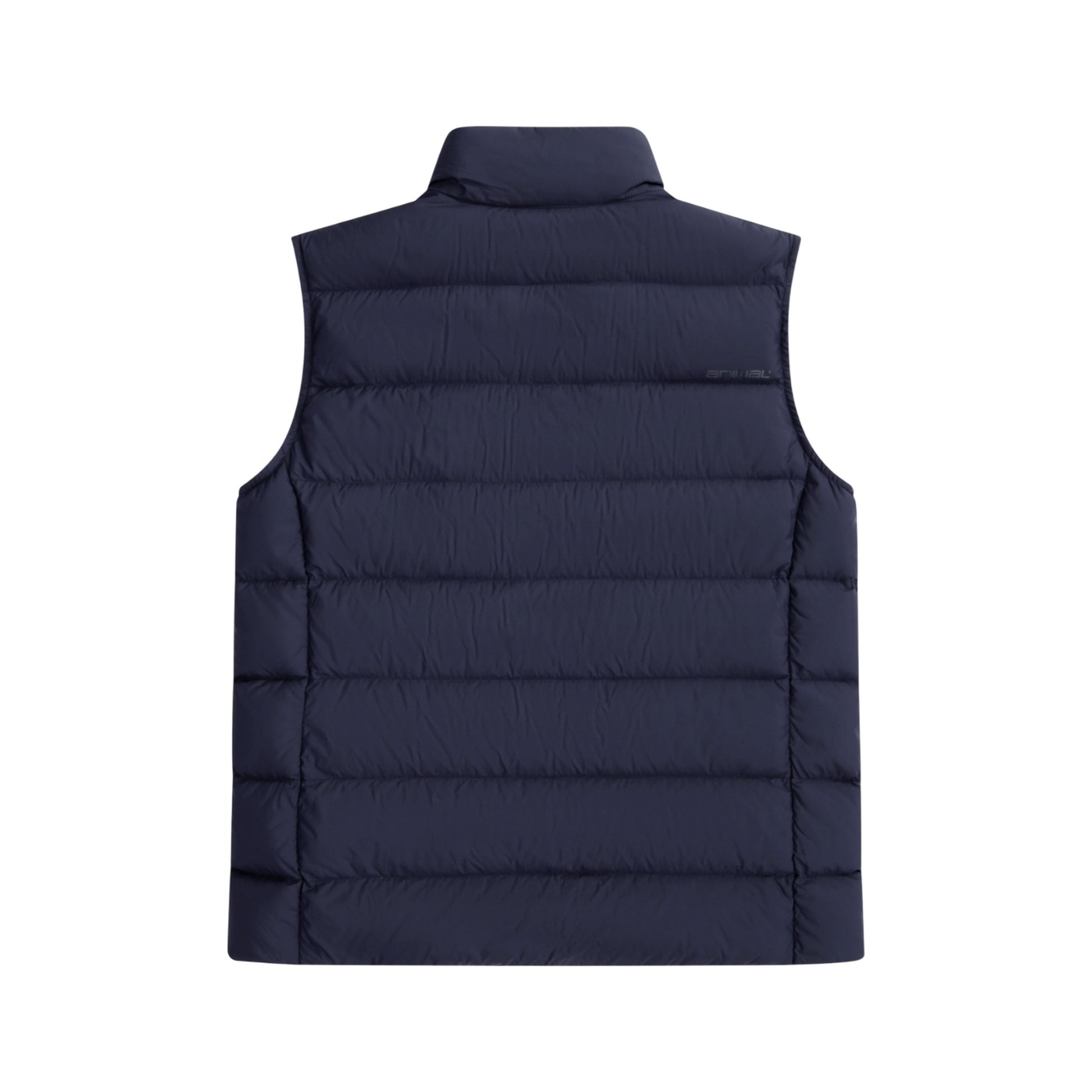 Navy - Back - Animal Mens Down Lightweight Gilet