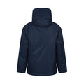 Navy - Back - Mountain Warehouse Childrens-Kids Ravine Padded Waterproof Jacket