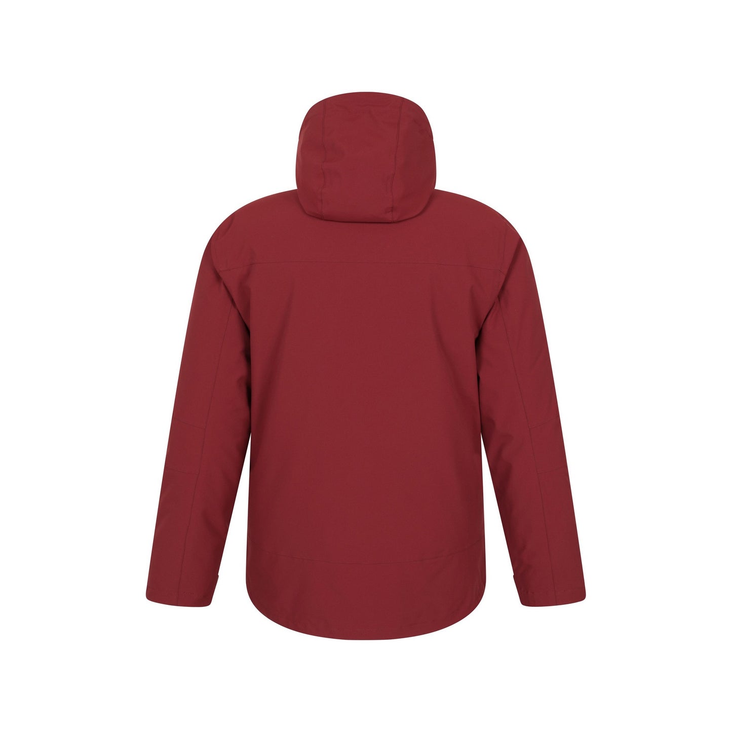 Rust - Back - Mountain Warehouse Mens Sycamore 3 in 1 Waterproof Jacket