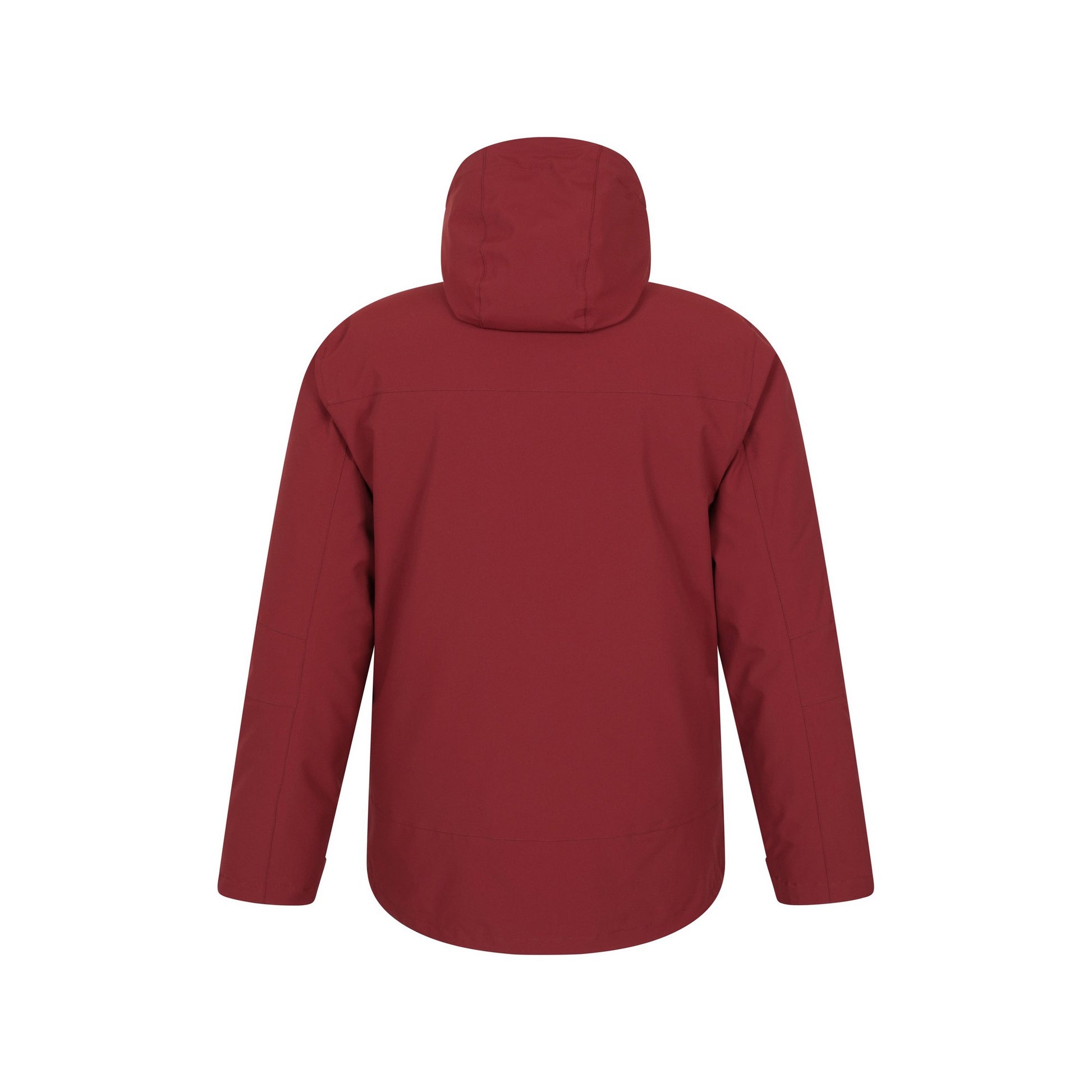 Rust - Back - Mountain Warehouse Mens Sycamore 3 in 1 Waterproof Jacket