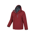 Rust - Side - Mountain Warehouse Mens Sycamore 3 in 1 Waterproof Jacket