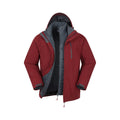 Rust - Close up - Mountain Warehouse Mens Sycamore 3 in 1 Waterproof Jacket