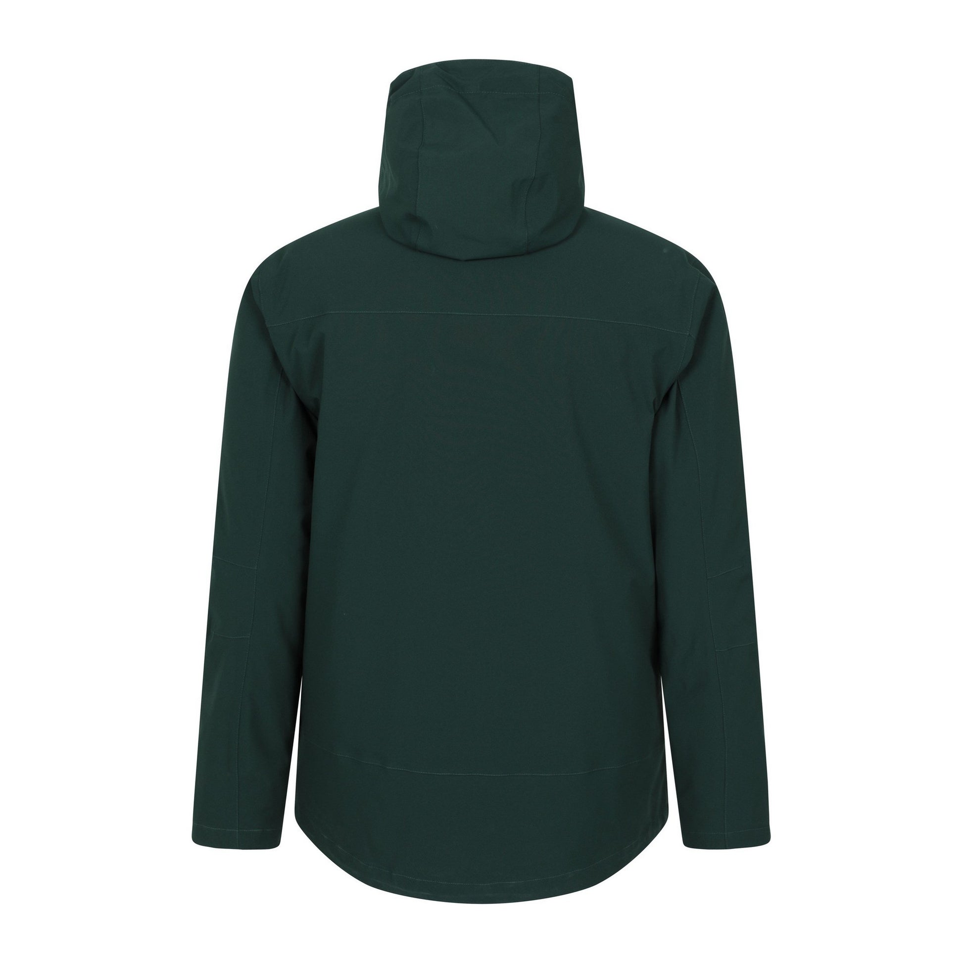 Dark Green - Back - Mountain Warehouse Mens Sycamore 3 in 1 Waterproof Jacket
