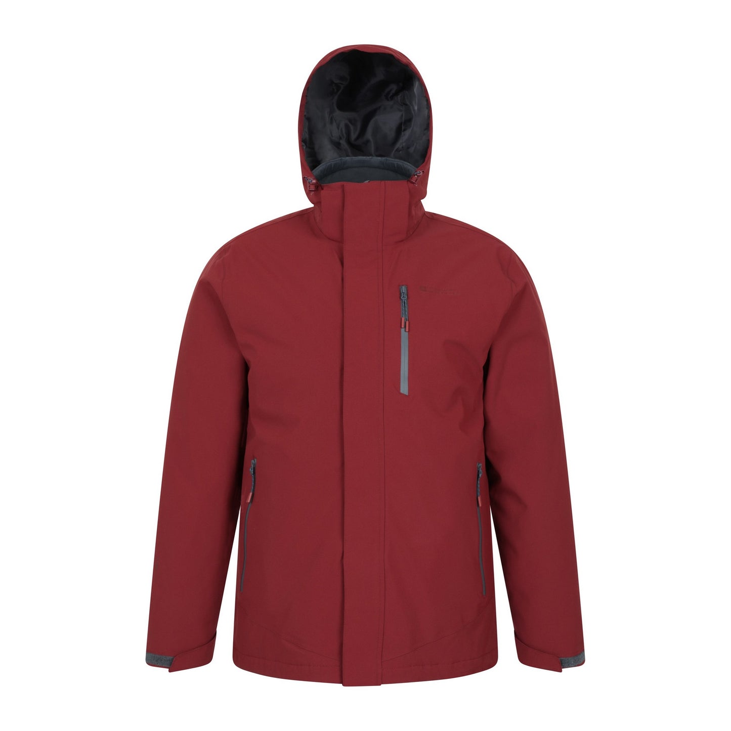 Rust - Front - Mountain Warehouse Mens Sycamore 3 in 1 Waterproof Jacket