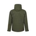 Khaki Green - Back - Mountain Warehouse Mens Rushes 3 in 1 Waterproof Jacket