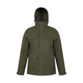 Khaki Green - Front - Mountain Warehouse Mens Rushes 3 in 1 Waterproof Jacket