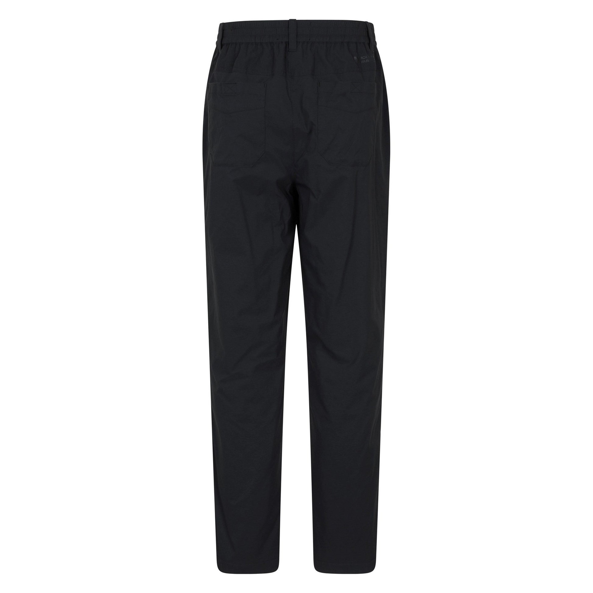 Black - Back - Mountain Warehouse Womens-Ladies Delta Fleece Lined Short Winter Trousers