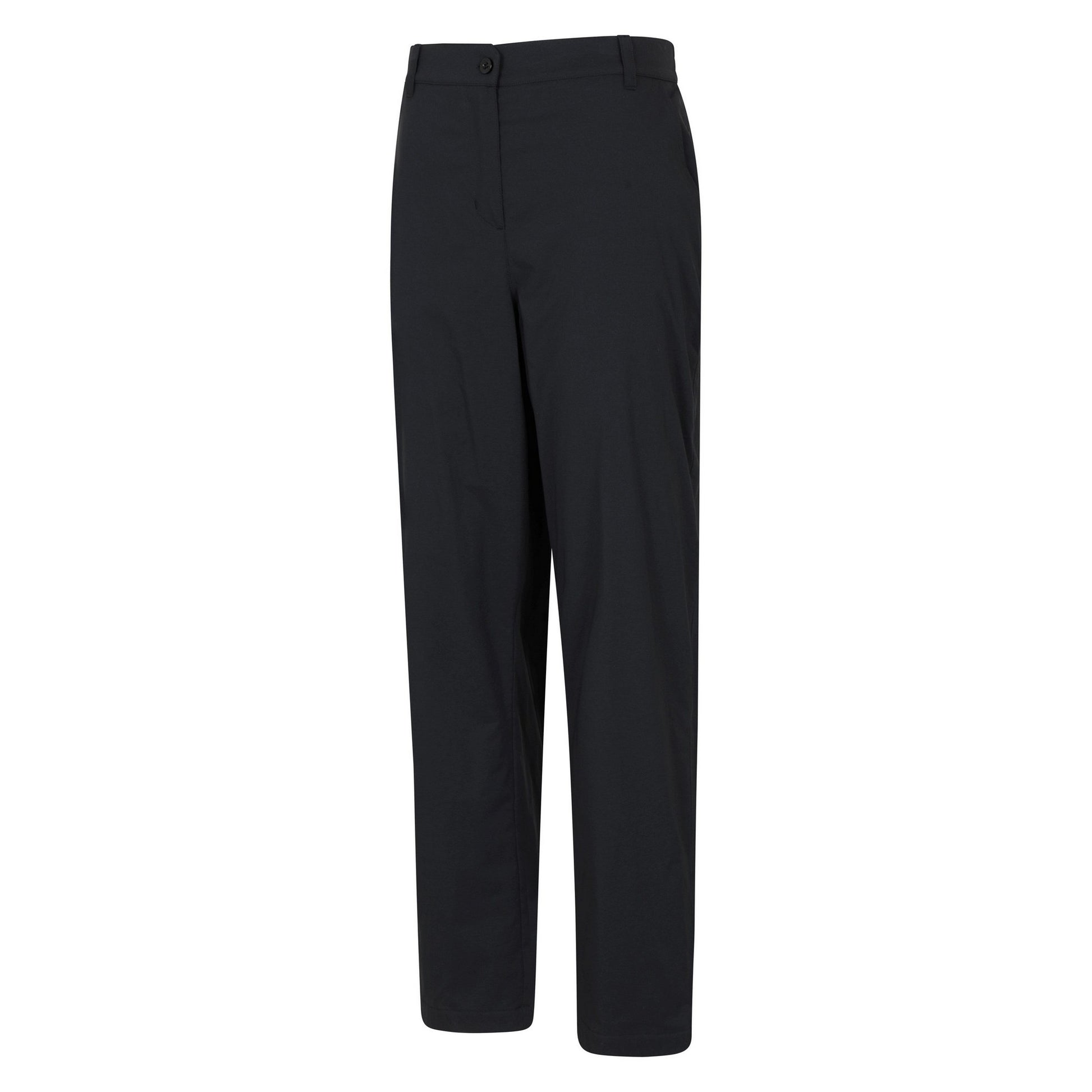 Black - Side - Mountain Warehouse Womens-Ladies Delta Fleece Lined Short Winter Trousers
