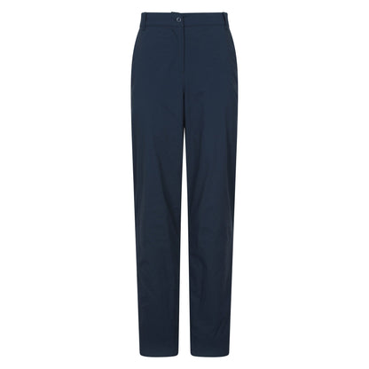 Navy - Front - Mountain Warehouse Womens-Ladies Delta Fleece Lined Short Winter Trousers