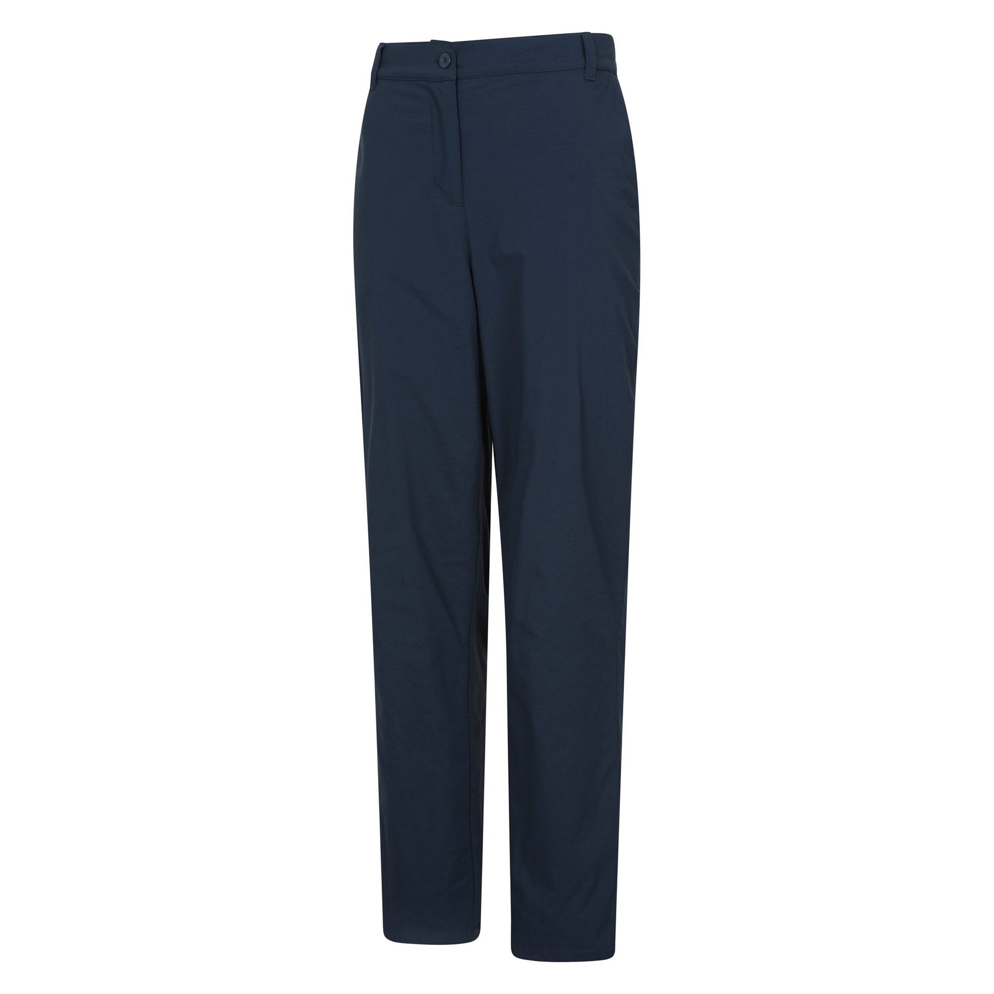 Navy - Side - Mountain Warehouse Womens-Ladies Delta Fleece Lined Short Winter Trousers