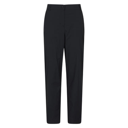 Black - Front - Mountain Warehouse Womens-Ladies Delta Fleece Lined Short Winter Trousers