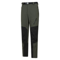 Green - Side - Mountain Warehouse Mens Forest Fleece Lined Two Tone Winter Trousers