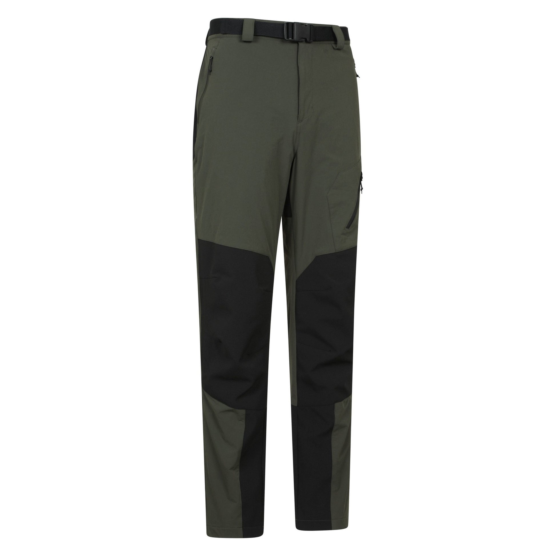 Green - Lifestyle - Mountain Warehouse Mens Forest Fleece Lined Two Tone Winter Trousers