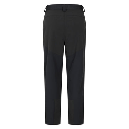 Black - Back - Mountain Warehouse Mens Forest Fleece Lined Two Tone Winter Trousers