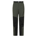 Green - Front - Mountain Warehouse Mens Forest Fleece Lined Two Tone Winter Trousers