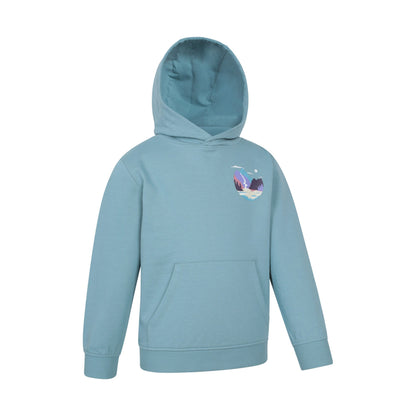Pale Green - Lifestyle - Mountain Warehouse Childrens-Kids Mountain Flow Hoodie