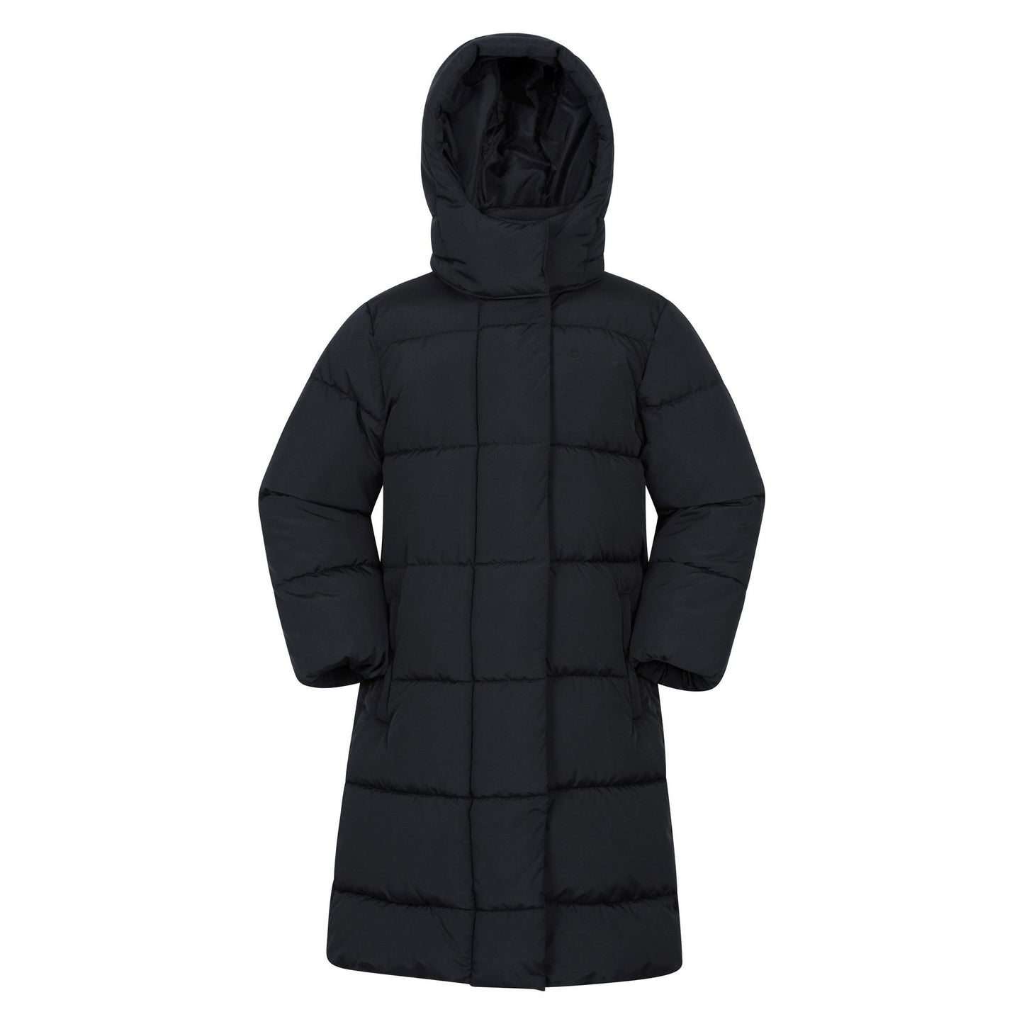Black - Front - Mountain Warehouse Childrens-Kids Water Resistant Padded Jacket