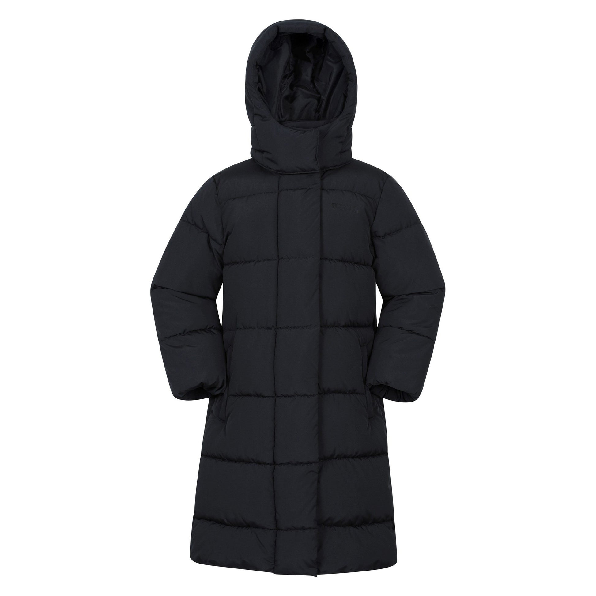 Black - Front - Mountain Warehouse Childrens-Kids Water Resistant Padded Jacket