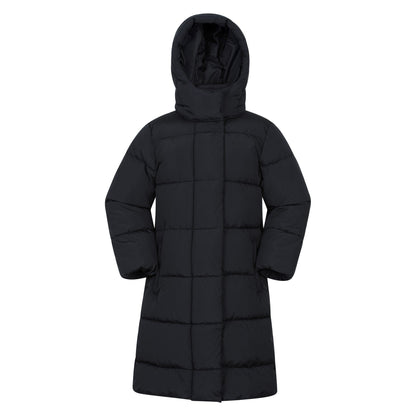 Black - Front - Mountain Warehouse Childrens-Kids Water Resistant Padded Jacket