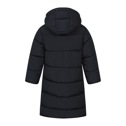 Black - Back - Mountain Warehouse Childrens-Kids Water Resistant Padded Jacket
