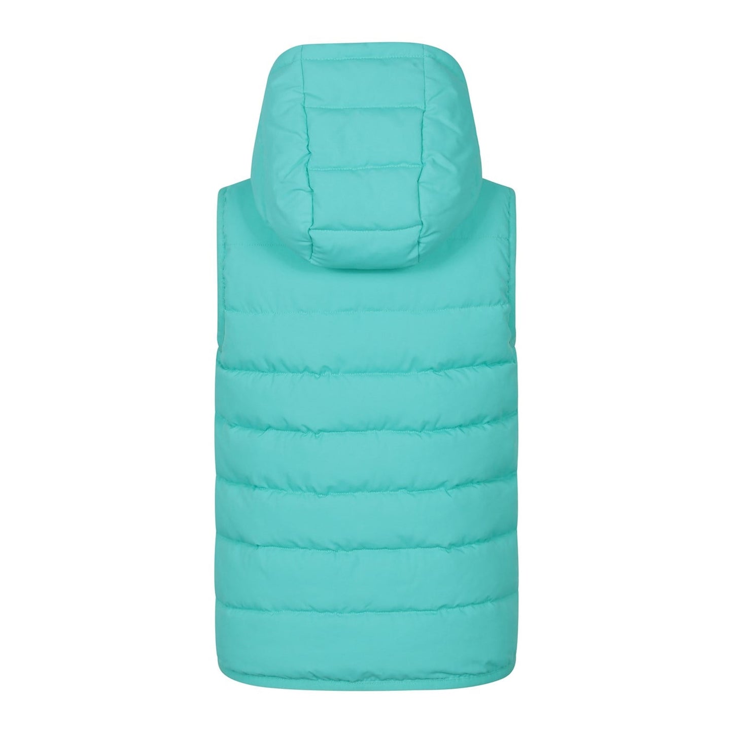 Blue - Back - Mountain Warehouse Childrens-Kids Rocko Water Resistant Hooded Sleeveless Body Warmer