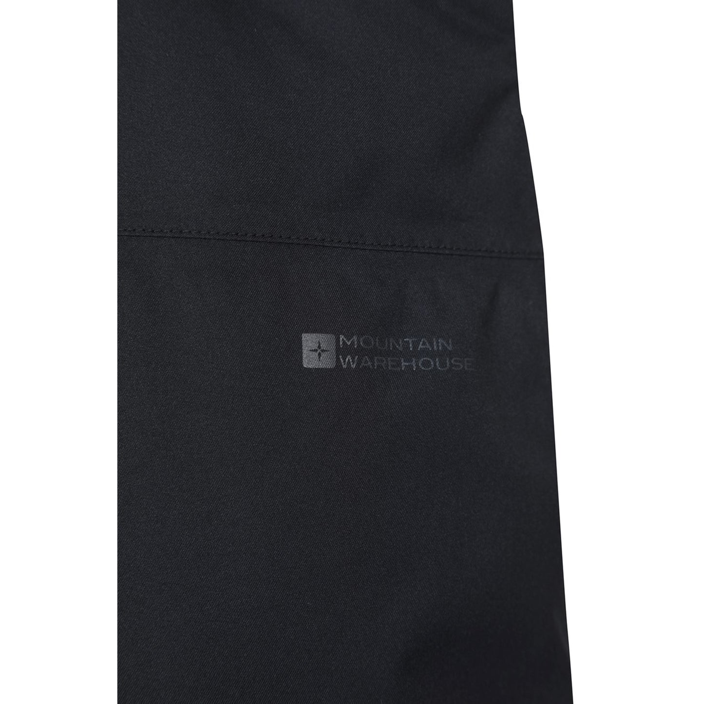 Black - Side - Mountain Warehouse Childrens-Kids Falcon Extreme Waterproof Bib Front Snow Ski Trousers