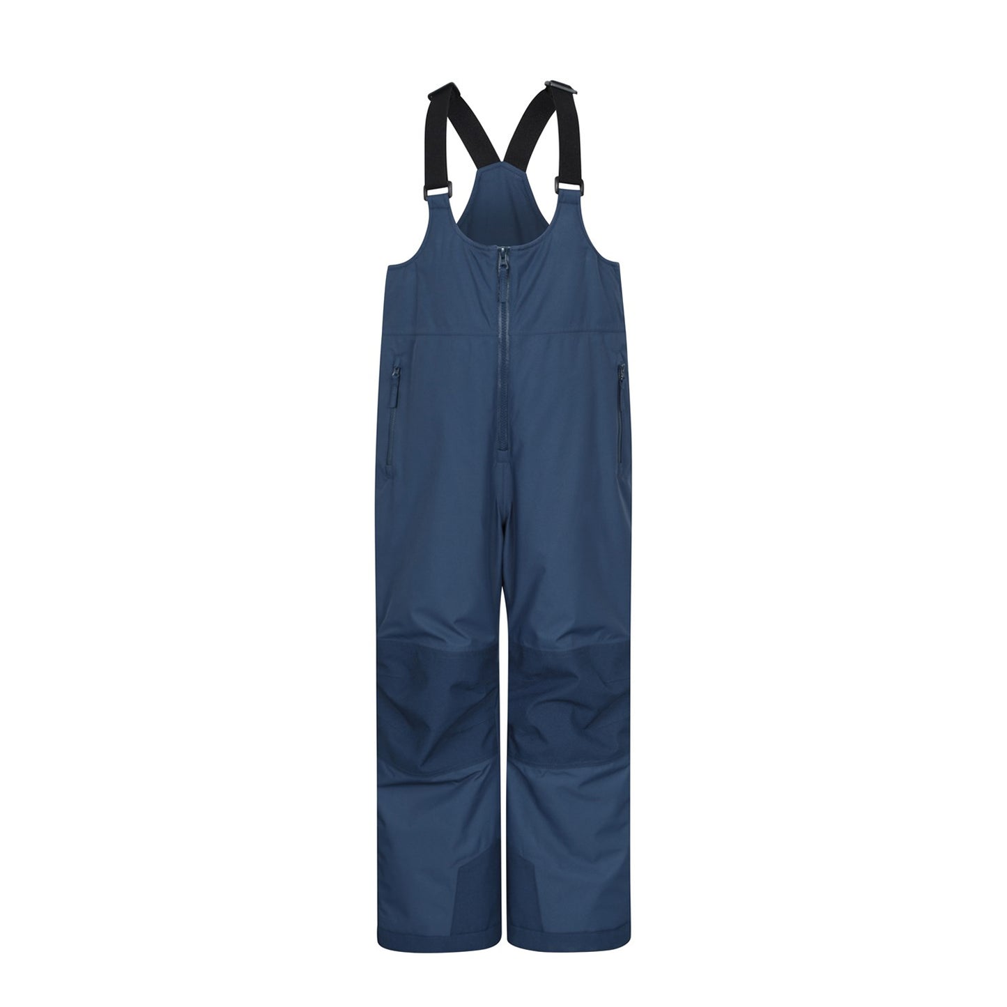 Navy - Front - Mountain Warehouse Childrens-Kids Falcon Extreme Waterproof Bib Front Snow Ski Trousers