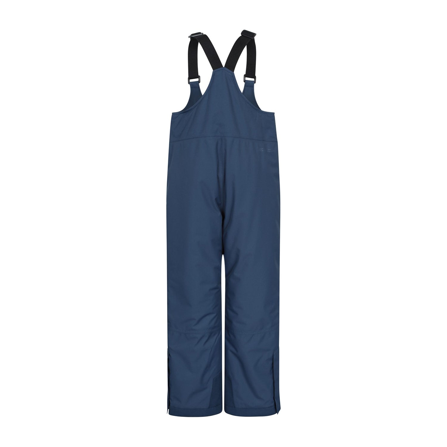 Navy - Back - Mountain Warehouse Childrens-Kids Falcon Extreme Waterproof Bib Front Snow Ski Trousers