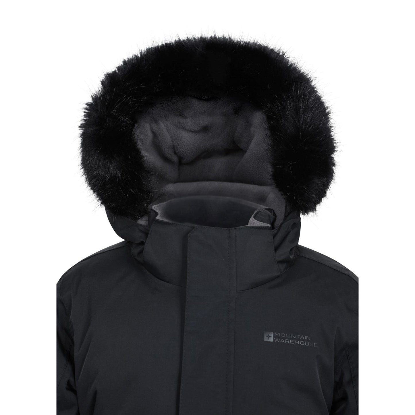 Black - Lifestyle - Mountain Warehouse Childrens-Kids Piste Waterproof Snowsuit