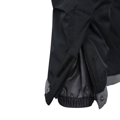 Black - Pack Shot - Mountain Warehouse Childrens-Kids Piste Waterproof Snowsuit