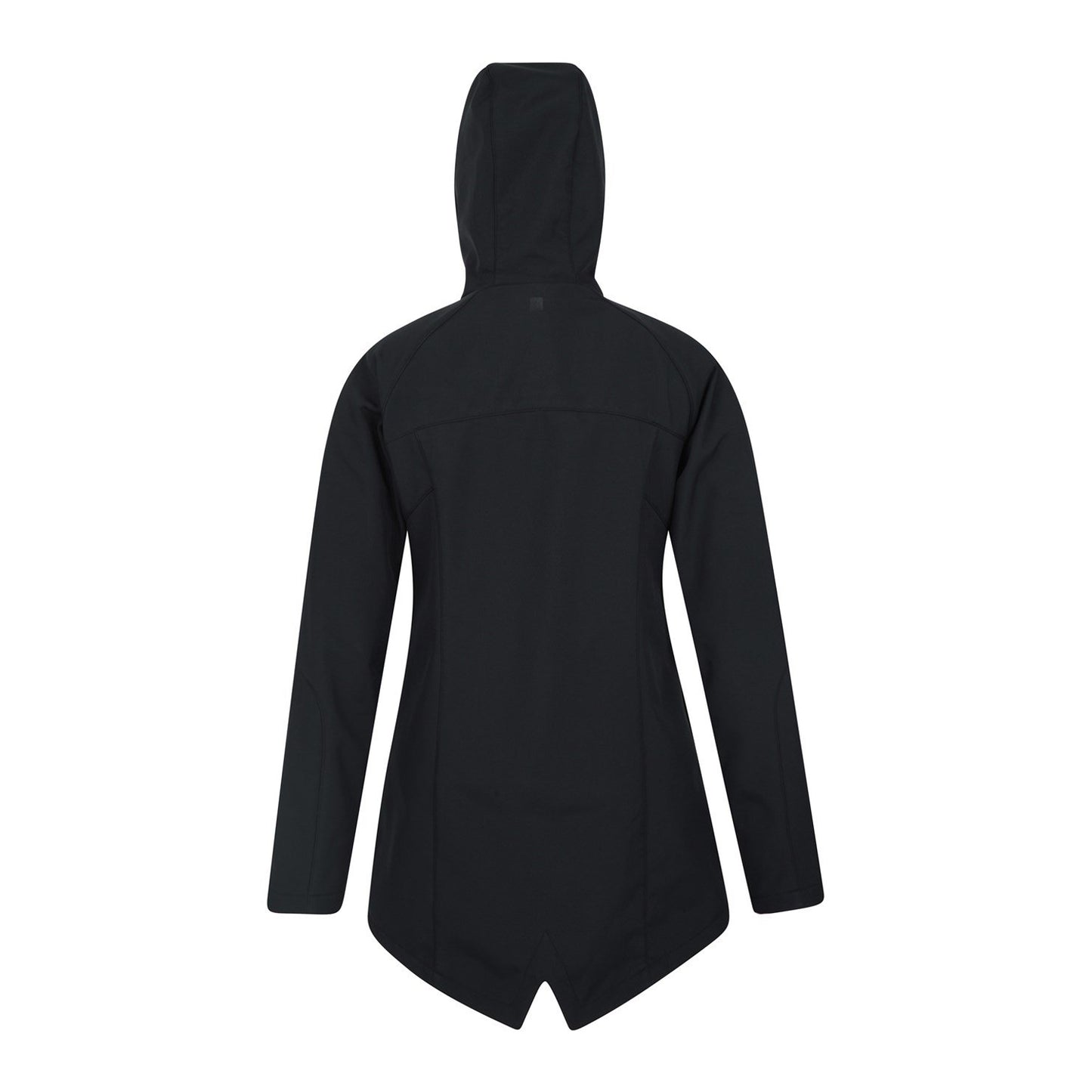 Black - Back - Mountain Warehouse Womens-Ladies Frost Longline Soft Shell Jacket