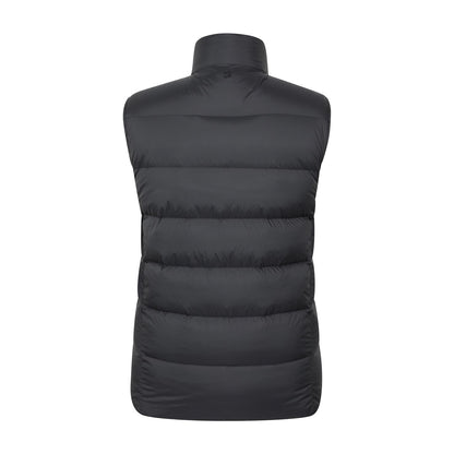 Black - Back - Mountain Warehouse Mens Stratus Down Packable Gilet