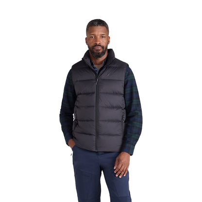 Black - Pack Shot - Mountain Warehouse Mens Stratus Down Packable Gilet