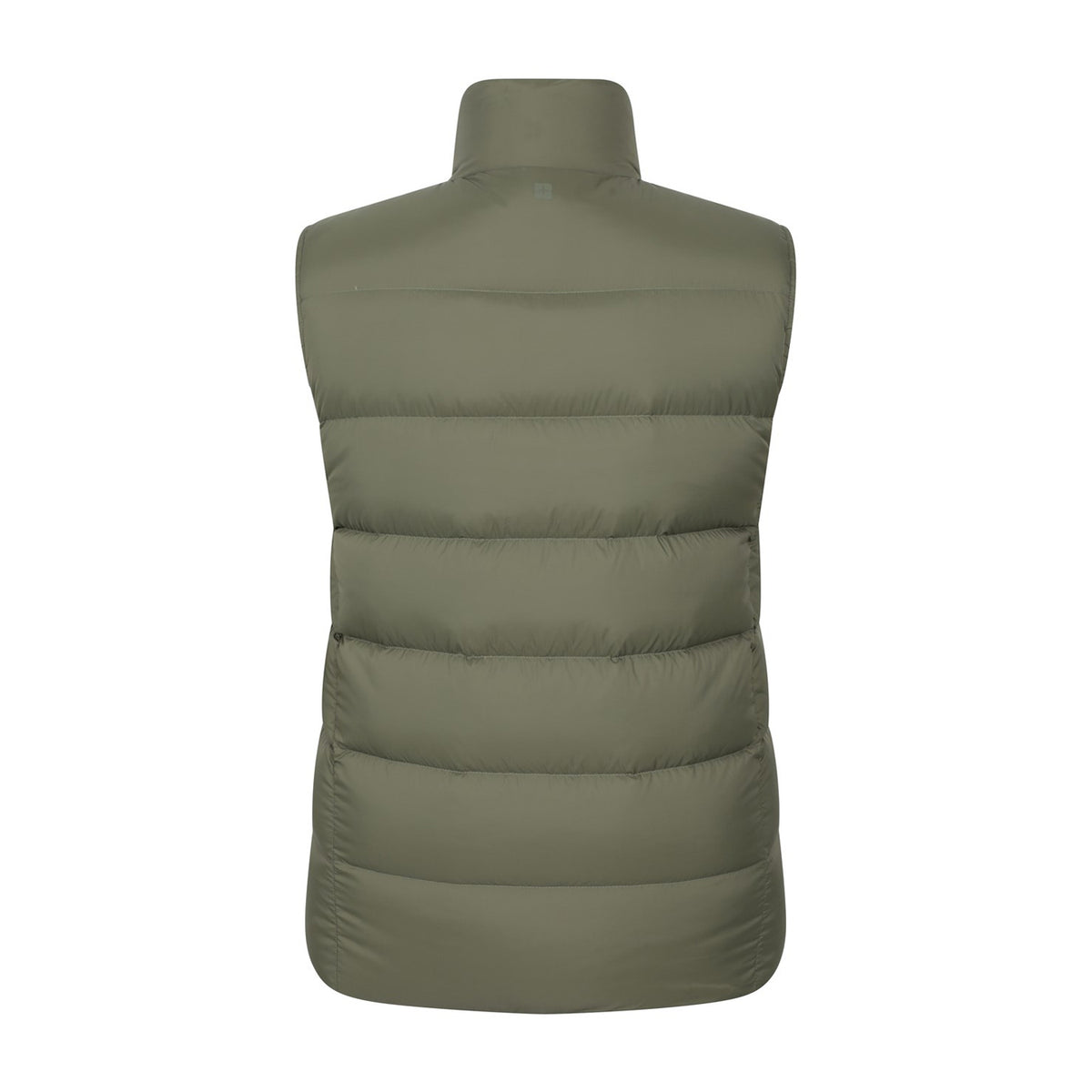 Khaki Green - Back - Mountain Warehouse Mens Stratus Down Packable Gilet