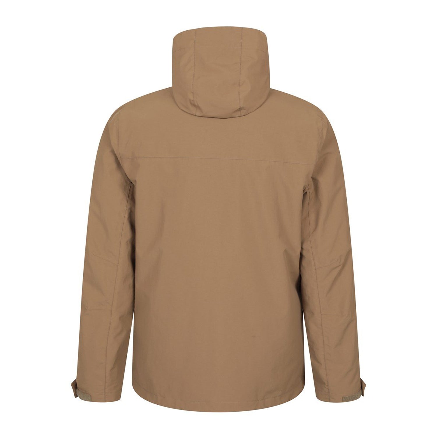 Tan - Back - Mountain Warehouse Mens Maple 3 in 1 Waterproof Jacket